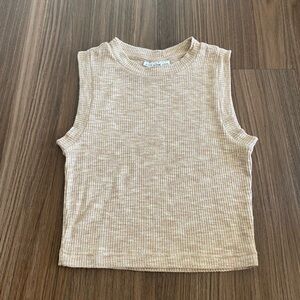 Tan/Cream Top